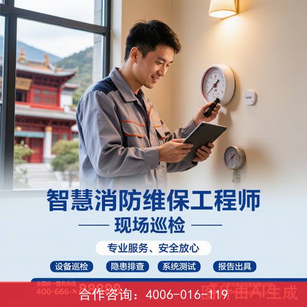 青海养老机构消防控制室值班监测预警系统