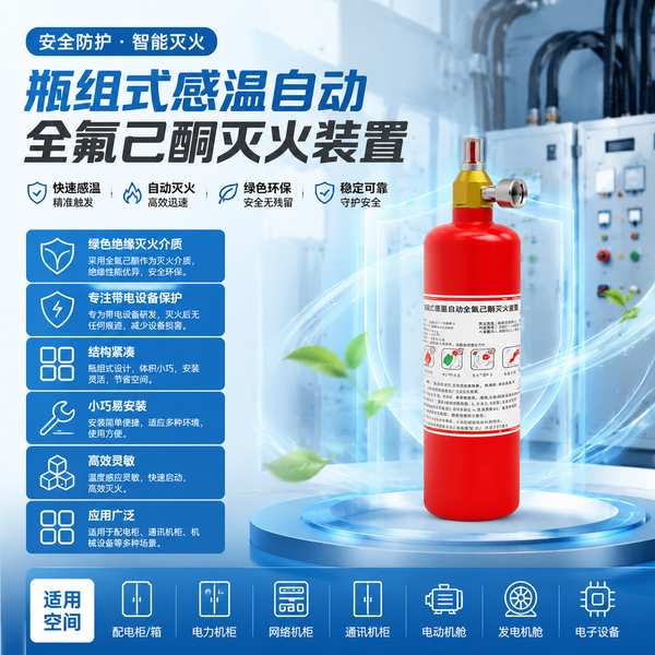 揭阳工业厂房风力发电场全氟己酮灭火系统选哪家?万霖源头厂家靠谱推荐