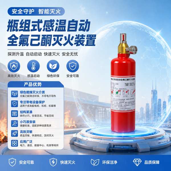 揭阳配电室全氟己酮公共交通灭火系统哪家强?万霖FM/UL双认证方案
