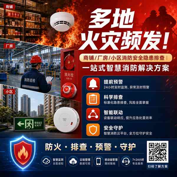 长沙高层住宅智慧消防无线手报哪家强?万霖全场景方案