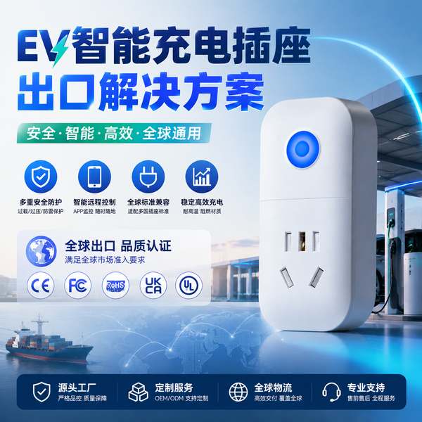 揭阳员工宿舍电动车充电插座ODM怎么办?万霖一站式方案解决