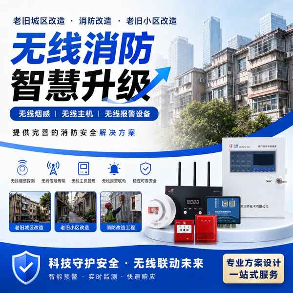 长治无线消防报警系统怎么选?既有建筑加装改造实施要点