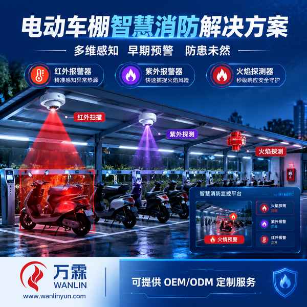 河北石家庄长安河东街道电动车棚智能灭火系统哪家好？锂电定向灭火闭环方案与源头厂家直供指南